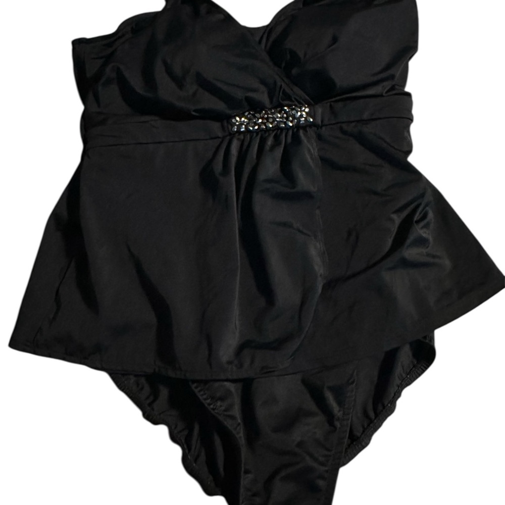 Elegant Black adult One Piece Swimsuit